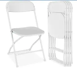 White Folding Chair Rental in DeLand, FL | Glo Party Rentals